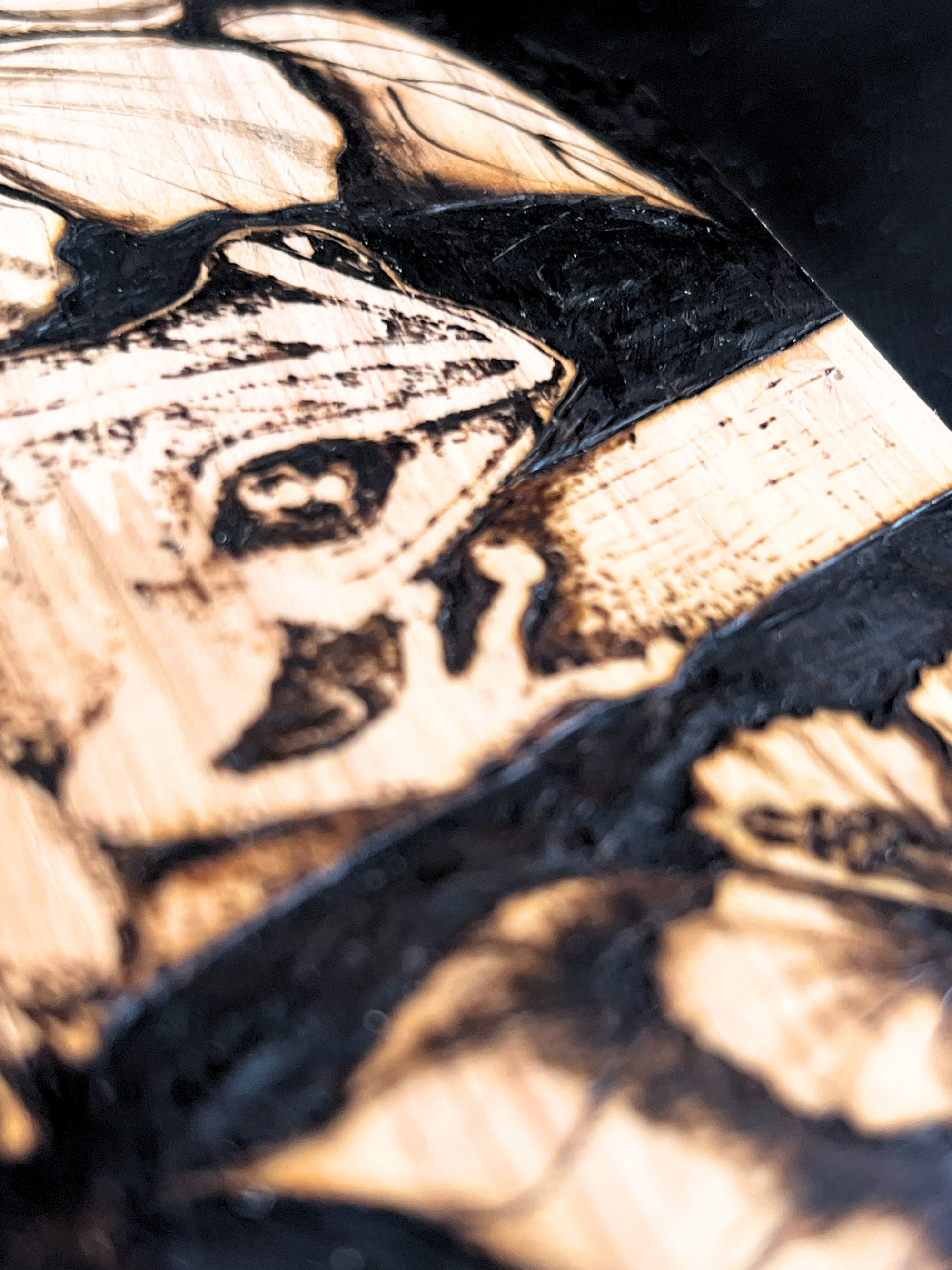 Tostonera Coqui Pyrography