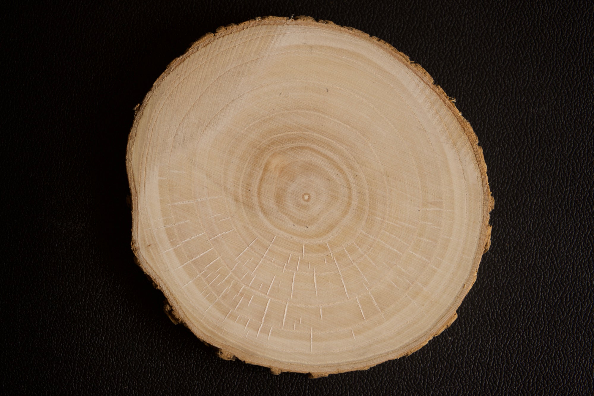 Round Wood Slice - Basic Design - 4" Aprox.
